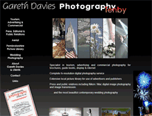 Tablet Screenshot of garethdaviesphotographytenby.co.uk